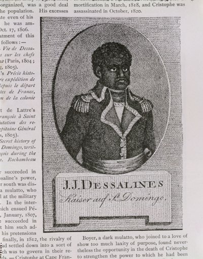 Ritratto di Jean-Jacques Dessalines da American School